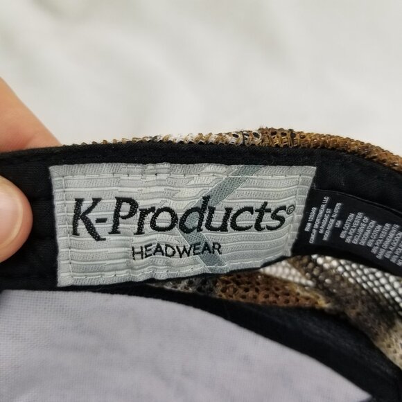 ✅Quality State Oil Camo Mesh Trucker Hat K-Products Snapback Cap OSFA Petroliana - Picture 5 of 9